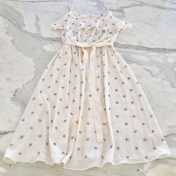 ROBBI & NIKKI IVORY EMBELLISHED DRESS SIZE SMALL NWOTS! - Picture 9 of 14